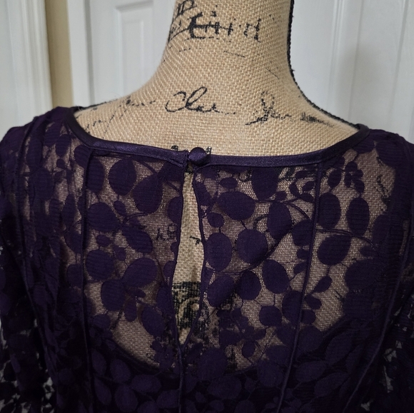 Jessica Howard New Deep Purple Lace 2 Piece Dress - Picture 11 of 16